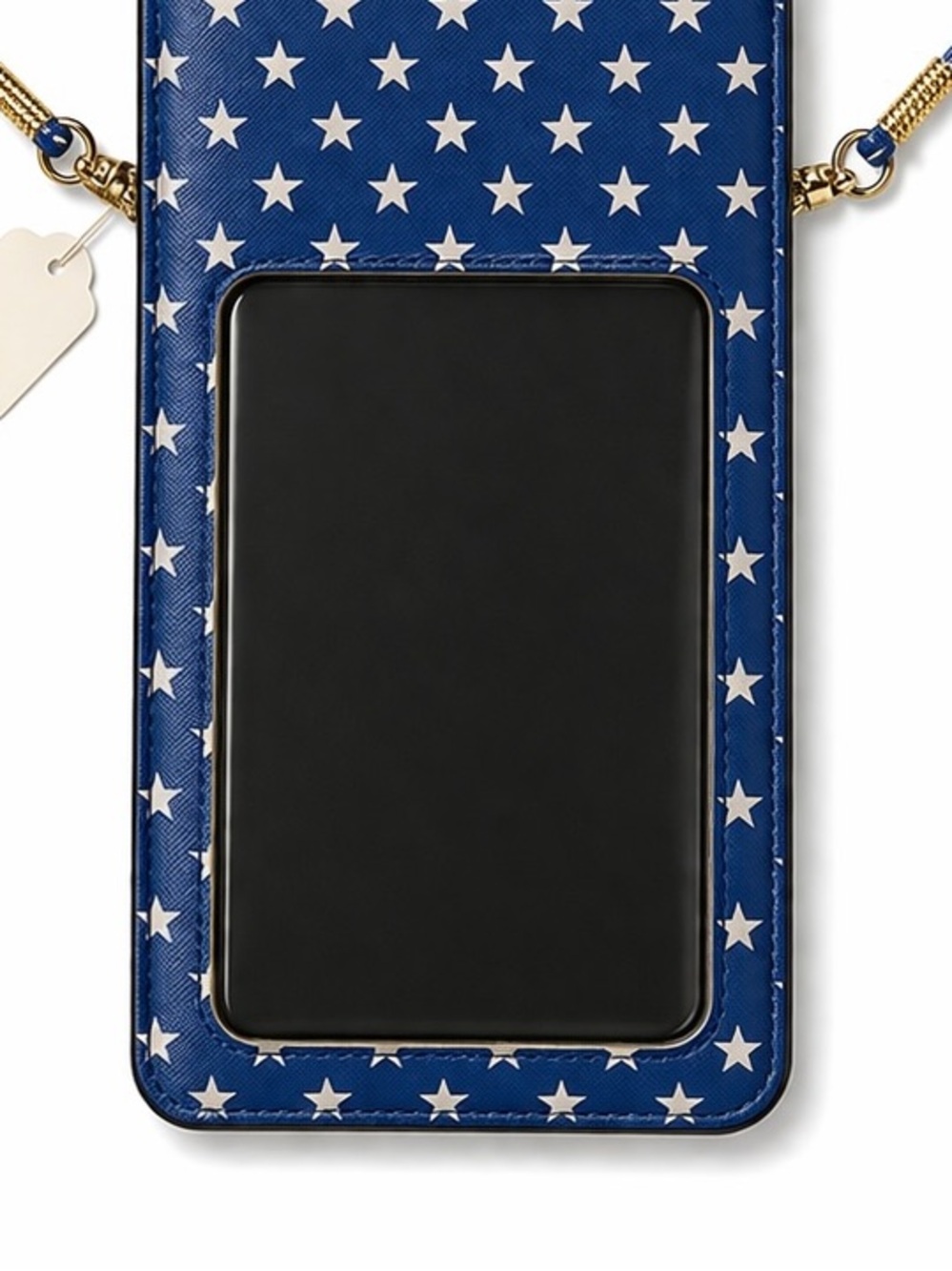 NWT | Hallmark | Star Print Crossbody Phone Bag - Blue/Red/White - Picture 3 of 3